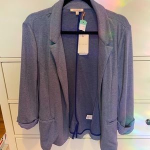 NWT Skies are Blue Blazer XL heather blue color